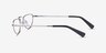 Revotique Silver MetalEyeglass Frames from EyeBuyDirect, Side View