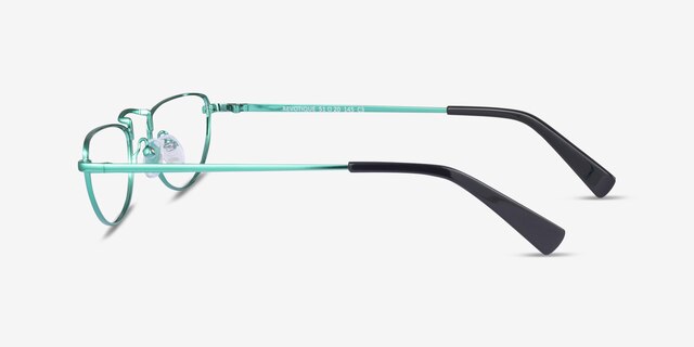 Revotique Green MetalEyeglass Frames from EyeBuyDirect, Side View