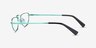 Revotique Green MetalEyeglass Frames from EyeBuyDirect, Side View