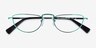 Revotique Green MetalEyeglass Frames from EyeBuyDirect, Closed View