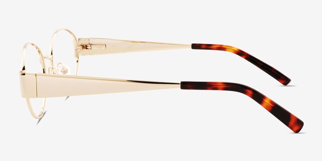 Liora Doré MétalMontures de lunettes de vue d'EyeBuyDirect, Vue de Côté