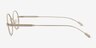 Montague Silver MetalEyeglass Frames from EyeBuyDirect, Side View