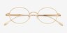 Montague Gold MetalEyeglass Frames from EyeBuyDirect, Closed View