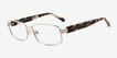 Branford Silver Acetate, MetalEyeglass Frames from EyeBuyDirect, Angle View