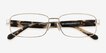 Branford Silver Acetate, MetalEyeglass Frames from EyeBuyDirect, Closed View