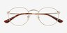 Daydream Silver MetalEyeglass Frames from EyeBuyDirect, Closed View