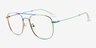 Fame Rainbow MetalEyeglass Frames from EyeBuyDirect, Angle View