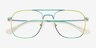 Fame Rainbow MetalEyeglass Frames from EyeBuyDirect, Closed View