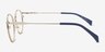 Tizzy Navy MetalEyeglass Frames from EyeBuyDirect, Side View