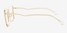 Stay True Gold Rainbow MetalEyeglass Frames from EyeBuyDirect, Side View