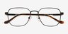 Shiloh Black MetalEyeglass Frames from EyeBuyDirect, Closed View