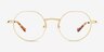 Danbury Gold MetalEyeglass Frames from EyeBuyDirect, Front View