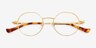 Danbury Gold MetalEyeglass Frames from EyeBuyDirect, Closed View