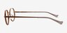 Danbury Bronze MetalEyeglass Frames from EyeBuyDirect, Side View