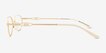 Optura Gold Alternative MaterialsEyeglass Frames from EyeBuyDirect, Side View