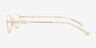 Optura Gold Alternative MaterialsEyeglass Frames from EyeBuyDirect, Side View