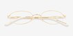 Optura Gold Alternative MaterialsEyeglass Frames from EyeBuyDirect, Closed View