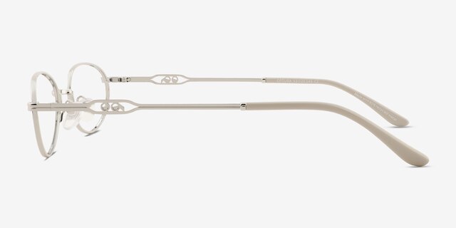 Optura Silver Alternative MaterialsEyeglass Frames from EyeBuyDirect, Side View