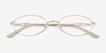 Optura Silver Alternative MaterialsEyeglass Frames from EyeBuyDirect, Closed View