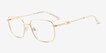 Vizzo Gold Alternative MaterialsEyeglass Frames from EyeBuyDirect, Angle View