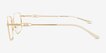 Vizzo Gold Alternative MaterialsEyeglass Frames from EyeBuyDirect, Side View
