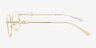 Vizzo Doré Matériaux biosourcésMontures de lunettes de vue d'EyeBuyDirect, Vue de Côté