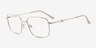 Vizzo Silver Alternative MaterialsEyeglass Frames from EyeBuyDirect, Angle View