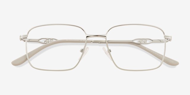 Vizzo Silver Alternative MaterialsEyeglass Frames from EyeBuyDirect, Closed View