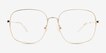 Beauregard Gold Alternative MaterialsEyeglass Frames from EyeBuyDirect, Front View
