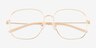 Beauregard Rose Gold Alternative MaterialsEyeglass Frames from EyeBuyDirect, Closed View