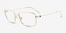 Wentworth Silver Alternative MaterialsEyeglass Frames from EyeBuyDirect, Angle View