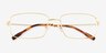 Wentworth Gold Alternative MaterialsEyeglass Frames from EyeBuyDirect, Closed View