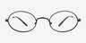 Tremblay Black Alternative MaterialsEyeglass Frames from EyeBuyDirect, Front View