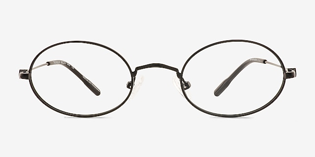 Tremblay Black Alternative MaterialsEyeglass Frames from EyeBuyDirect, Front View