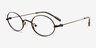 Tremblay Black Alternative MaterialsEyeglass Frames from EyeBuyDirect, Angle View