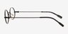 Tremblay Black Alternative MaterialsEyeglass Frames from EyeBuyDirect, Side View