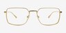 Holland Gold MetalEyeglass Frames from EyeBuyDirect, Front View