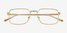 Holland Gold MetalEyeglass Frames from EyeBuyDirect, Closed View