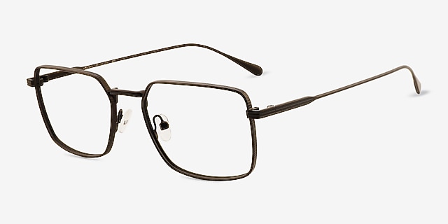 Holland Brown MetalEyeglass Frames from EyeBuyDirect, Angle View