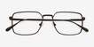 Holland Brown MetalEyeglass Frames from EyeBuyDirect, Closed View