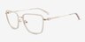 Whitaker Gray MetalEyeglass Frames from EyeBuyDirect, Angle View