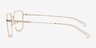 Whitaker Gray MetalEyeglass Frames from EyeBuyDirect, Side View