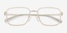 Whitaker Gray MetalEyeglass Frames from EyeBuyDirect, Closed View