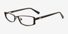 Fenmore Black AcetateEyeglass Frames from EyeBuyDirect, Angle View
