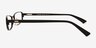 Fenmore Black AcetateEyeglass Frames from EyeBuyDirect, Side View