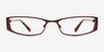 Fenmore Purple AcetateEyeglass Frames from EyeBuyDirect, Front View