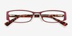 Fenmore Purple AcetateEyeglass Frames from EyeBuyDirect, Closed View