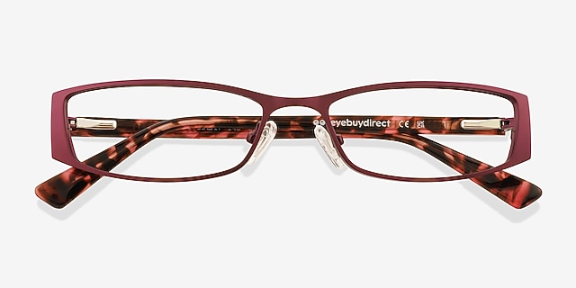 Fenmore Purple AcetateEyeglass Frames from EyeBuyDirect, Closed View