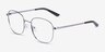 Architecht Silver MetalEyeglass Frames from EyeBuyDirect, Angle View