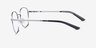 Architecht Silver MetalEyeglass Frames from EyeBuyDirect, Side View